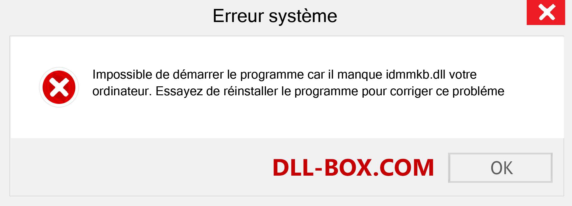 Le fichier idmmkb.dll est manquant ?. Télécharger pour Windows 7, 8, 10 - Correction de l'erreur manquante idmmkb dll sur Windows, photos, images