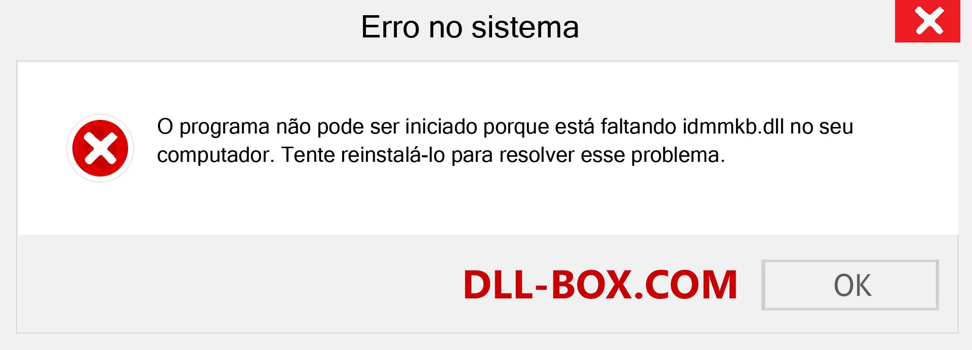 Arquivo idmmkb.dll ausente ?. Download para Windows 7, 8, 10 - Correção de erro ausente idmmkb dll no Windows, fotos, imagens